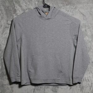 Vineyard Vines Hoodie Mens Large Gray Pullover Performance Stretch Logo Jersey